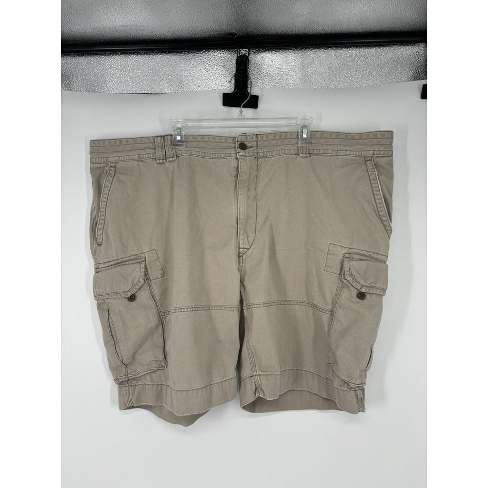 Polo Ralph Lauren Cargo Shorts Khaki Tan Beige Chino Classic Size 52B 10" Inseam